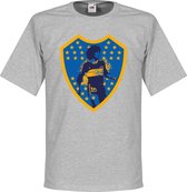 Maradona Boca Juniors Logo T-Shirt - XXL