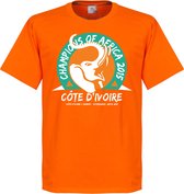 T-shirt Vainqueur de la Coupe d' Afrique Côte d'Ivoire 2015 - S