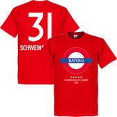 Bayern München Underground T-Shirt + Schweinsteiger 31 - XS