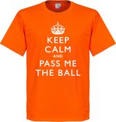 Keep Calm And Pass The Ball T-Shirt - 3XL