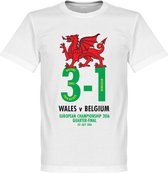 Wales België Euro 2016 3-1 T-Shirt - 4XL