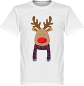 Reindeer Supporter T-Shirt - Rood/Blauw - Kinderen - 104