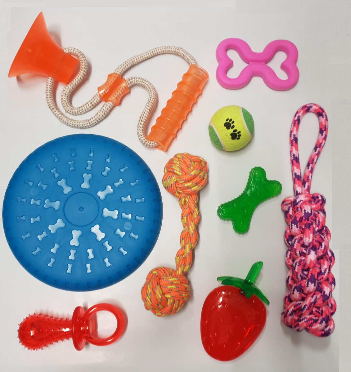 Saai munt ontslaan Hondenspeeltjes - Puppy Speelgoed Pakket - 9 leuke en interactieve speeltjes  voor je... | bol.com