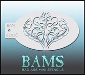 Bad Ass BAM stencil 4006