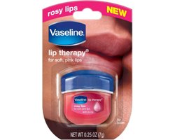 Vaseline Lip Therapy Rosy - Lippenbalsem - Hydraterend, Roze, 7g