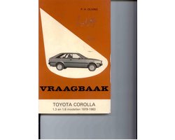 Omslag van Vraagbaak voor uw Toyota Corolla
