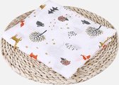 Swaddle XL hydrofiele doek 120x120 cm - katoen - Bosdieren