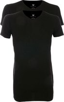 Cavello T-shirt 2-Pack Black O-Neck-M