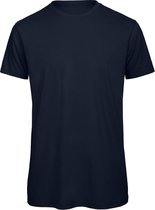 Senvi 5 pack T-Shirt -100% biologisch katoen - Kleur: Blauw - XL