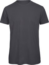 Senvi 5 pack T-Shirt -100% biologisch katoen - Kleur: Donker Grijs - M