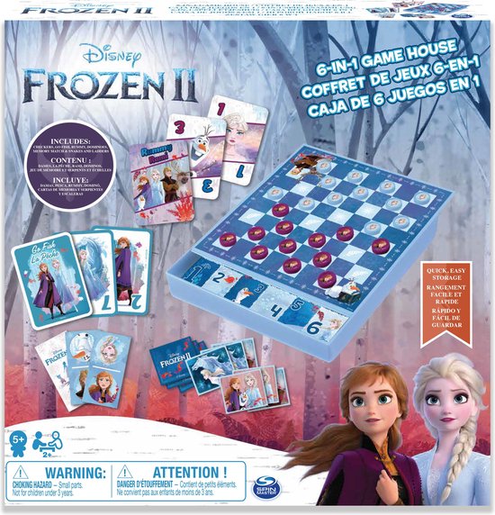 Frozen 2 Bordspel 6 in 1 | bol.com