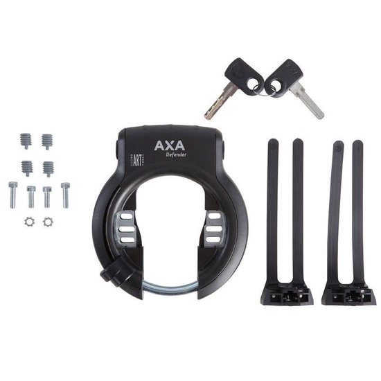 Axa Defender Ringslot Ringslot AXA Defender + Flexmount Zwart | bol