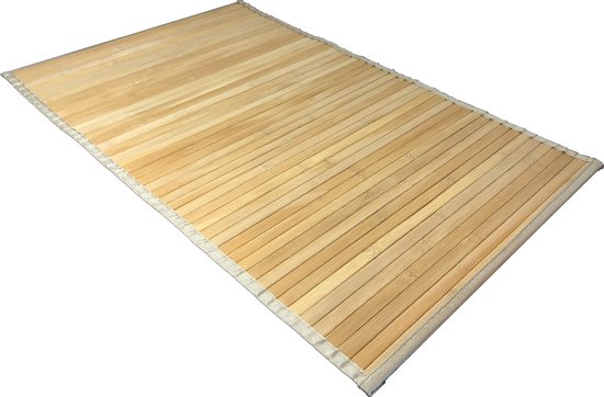 Tritorelia Bamboe badkamer douche sauna en bad mat - 50 x 80 cm