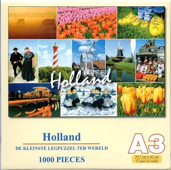 Puzzel Holland A3 1000 stukjes 30x42cm | bol.com