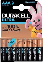 Duracell Ultra Power AAA Batterijen - Alkaline - 8 stuks