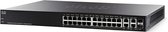 Cisco SF350-24 Managed L2/L3 Fast Ethernet (10/100) Zwart met grote korting