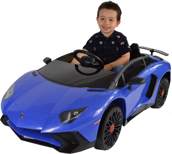 basketbal Boodschapper bouwen Gelicentieerde Lamborghini Aventador Roadster kinderen Elektrische Auto  voor Kinderen | bol.com