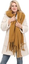 Emilie scarves - sjaal - wintersjaal - kerrie geel - extra lang