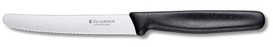 Victorinox Tafelmessen - 6-Delig - Zwart - Recht heft