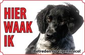 Bord Hond Münsterländer zwart