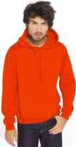 Oranje sweater/trui hoodie voor heren - Holland feest kleding - Supporters/fan artikelen S (36/48)