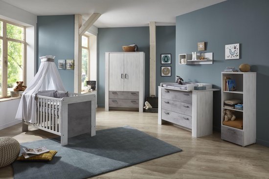 Denemarken bijzonder Weigeren Lola Baby Kinderkamer meubel set - Made in Germany Top Kwaliteit | bol.com