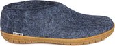 Glerups Schoen met rubber zool-Blauw-36