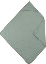 Meyco Baby Uni badcape - stone green - 80x80cm