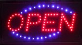 LED bord Tekst: "OPEN" 48x25 cm|Laat zien dat je (weer) OPEN bent!