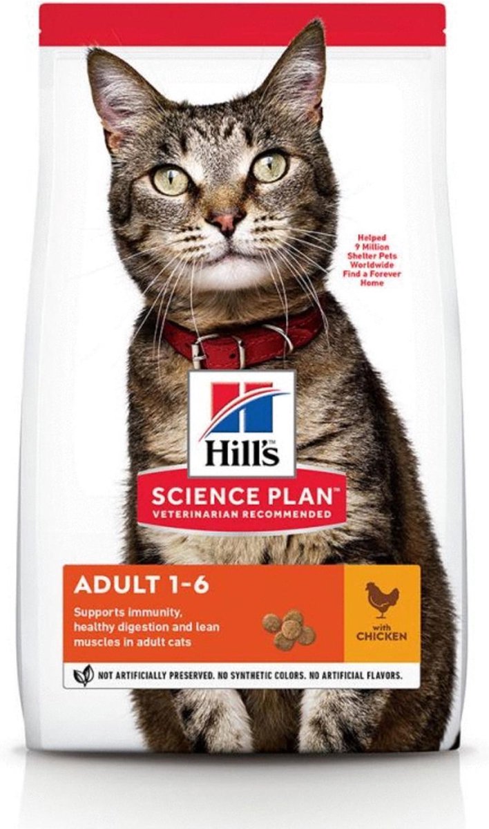 Hill's Feline Adult Kip - Kattenvoer - 7 kg