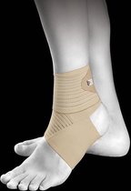 Aanpasbare elastische enkelbrace beige M