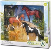 Collecta Paarden: Speelset In Giftverpakking 5-delig Zwart