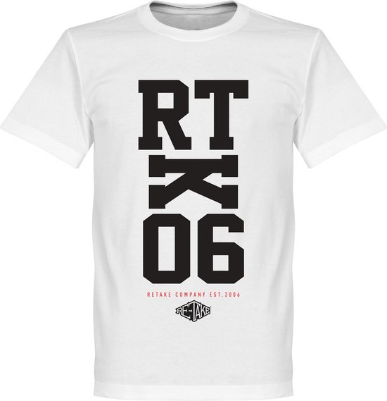 Retake RTK06 T-Shirt - Wit - XXXL