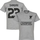 Liverpool Shaqiri 23 Team T-Shirt - Grijs - M