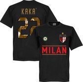 AC Milan Kaka 22 Gallery Team T-Shirt - Zwart - S