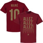 Liverpool Allez Allez Allez Mane 10 T-Shirt - Chili Rood - M