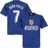 Atletico Madrid Joao Felix 7 Team T-Shirt- Blauw - M