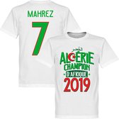Algerije Afrika Cup 2019 Mahrez Winners T-Shirt - Wit - XXL