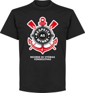Corinthians Minas T-Shirt - Zwart  - XS