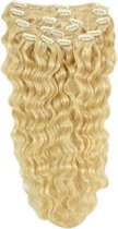 Remy Human Hair extensions wavy 22 - blond 22#
