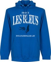 Frankrijk Les Bleus Rugby Hoodie - Blauw - Kinderen - 92/98