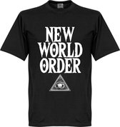 New World Order T-Shirt - Zwart - XXXXL