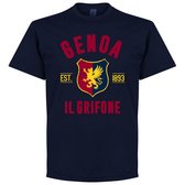 Genoa Established T-Shirt - Navy - M