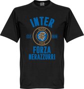 Inter Milan Established T-Shirt - Zwart - XL