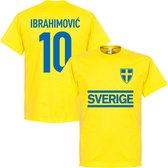 Zweden Ibrahimovic 10 T-Shirt - XS