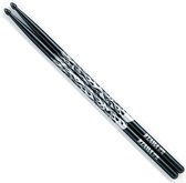 Tama Rhythmic Fire Sticks O7A-F-BS, zwart met zilverenm Muster - Drumsticks