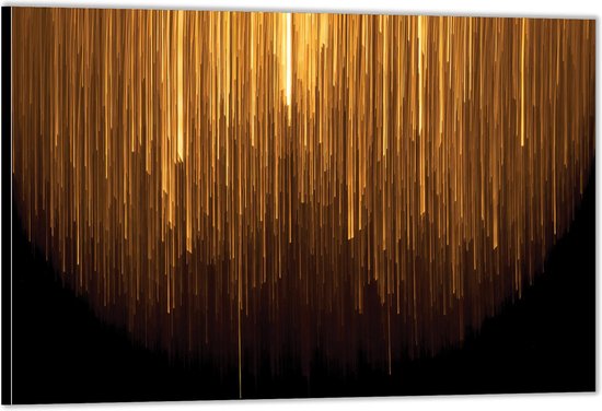 investering verschil profiel Dibond – Regen van Licht– 150x100 Foto op Aluminium (Wanddecoratie van  metaal) | bol.com
