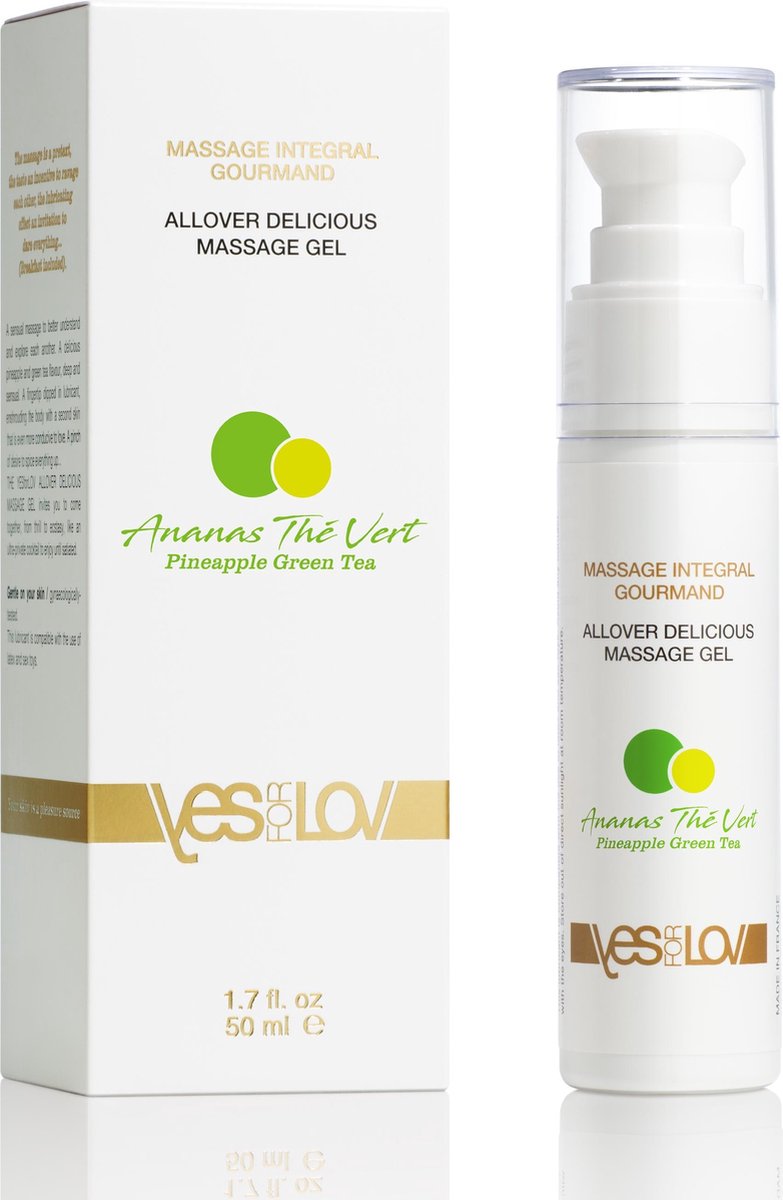 Goedkoopste YESforLOV - Allover Delicious Massage Gel Pineapple Green Tea