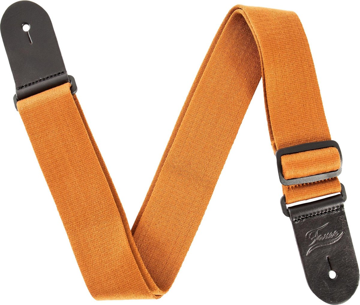 Fame Cotton Bass/Guitar Strap (Light Brown) - Gitaarband