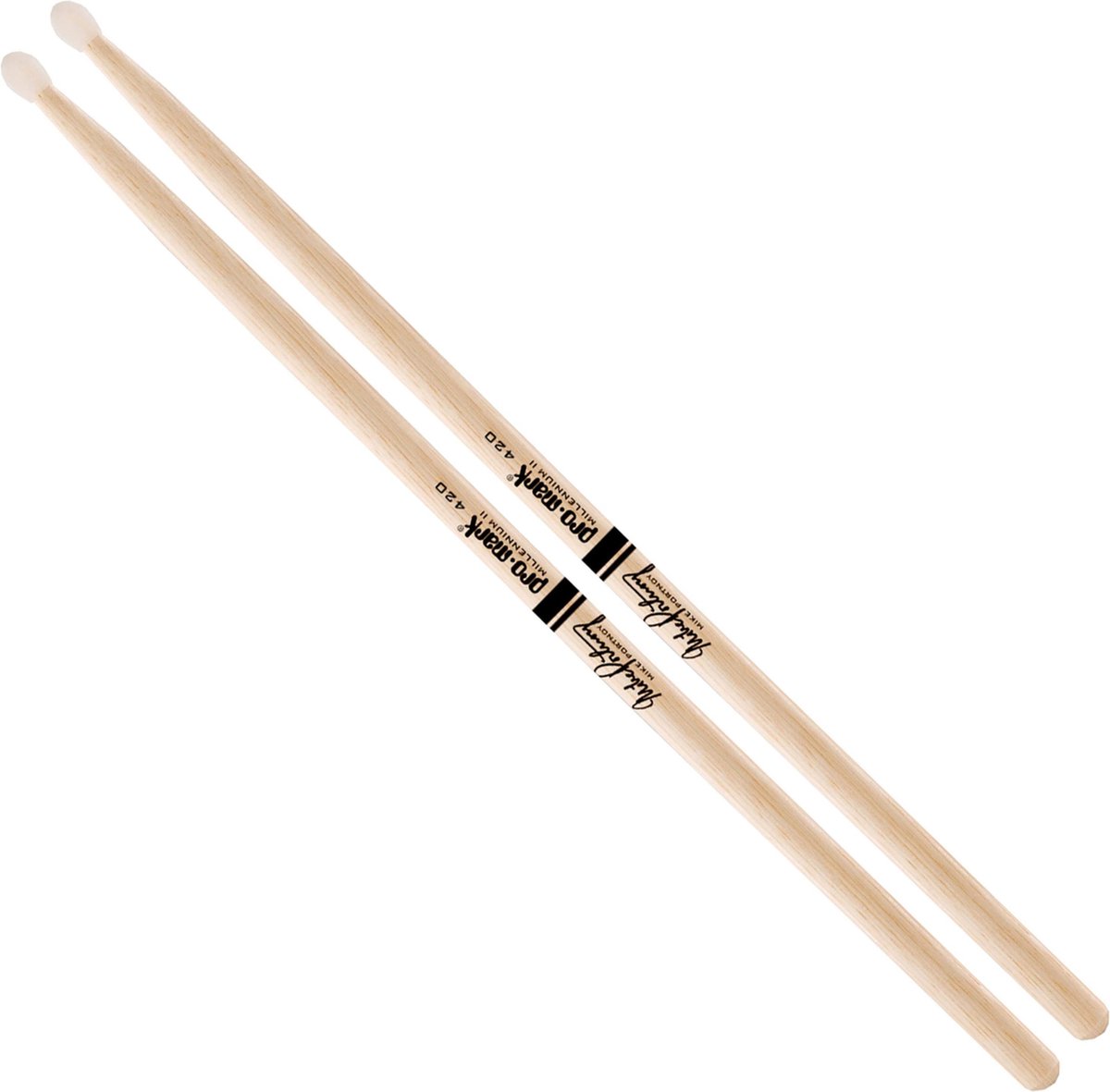 Promark TX420N Mike Portnoy Sticks American Hickory, Nylon Tip
